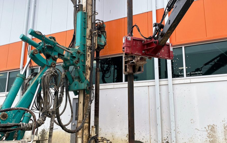 micropile installation for structural support