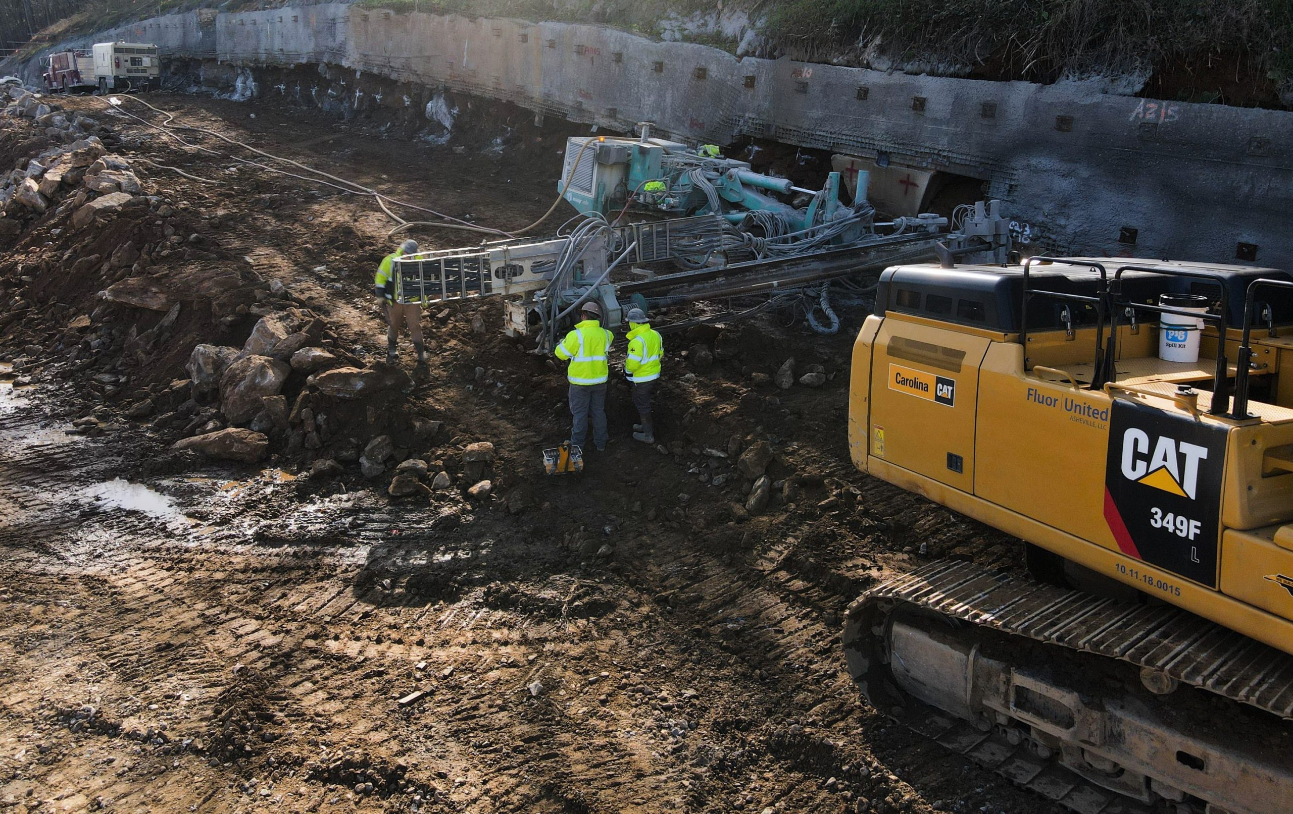 UMA to Break NCDOT Record for Largest Square Footage of Soil Nail Wall Featured Image