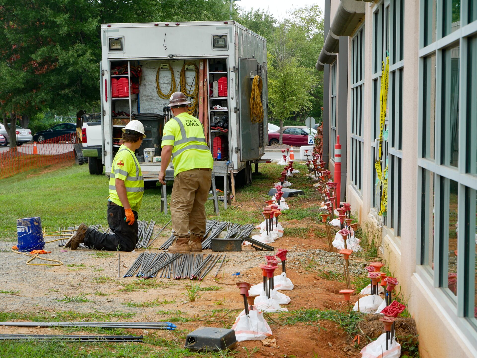 Resin Injection Corrects Office Building Wall Settlement Featured Image
